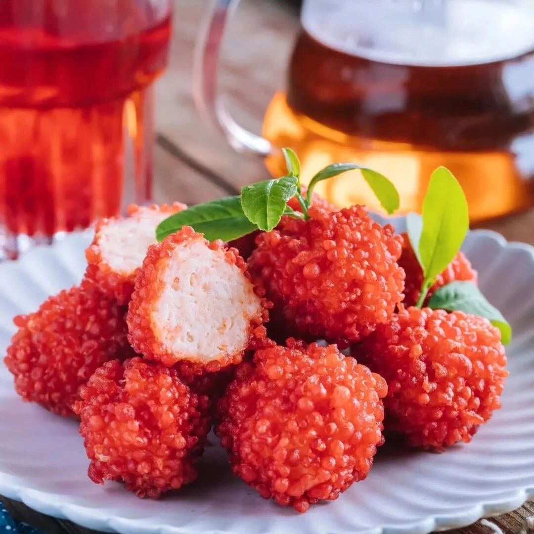 Lychee Shrimp Balls